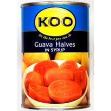 Guava halves in syrup